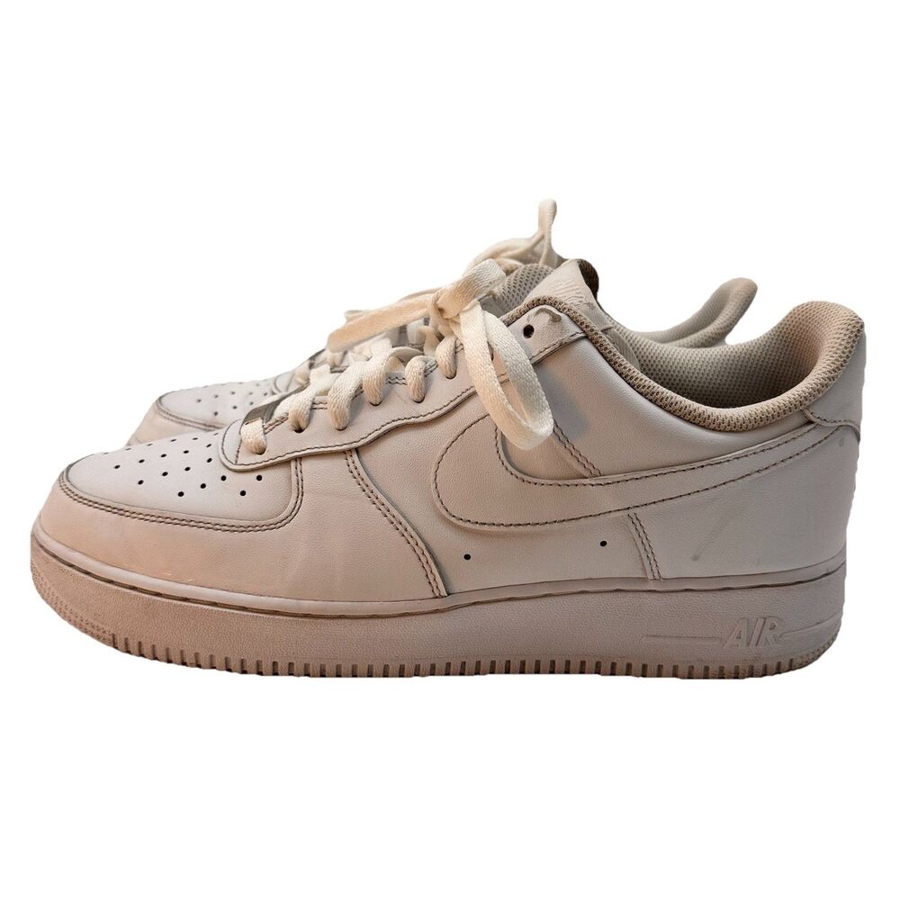 Nike Iconic Air Force 1 CLASSIC '07 Low CW2288 Triple White mens size 12